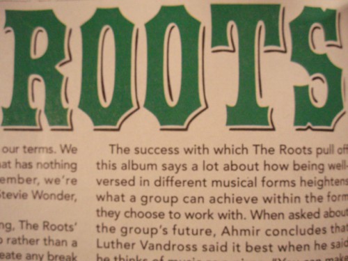 懐かしの THE ROOTS ♬